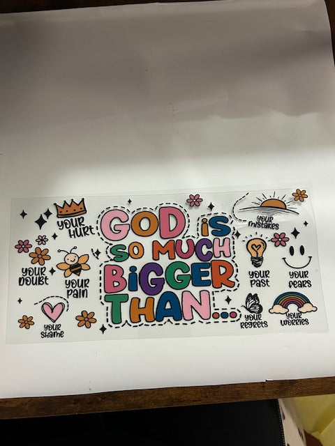 God is so Much Bigger Than